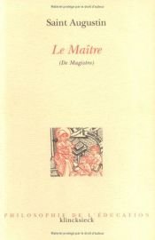 book cover of De magistro by St. Augustine