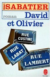 book cover of David et Olivier by Robert Sabatier