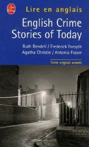 book cover of English crime stories of today by Agatha Christie