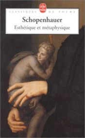 book cover of Esthétique et métaphysique by Arthur Schopenhauer