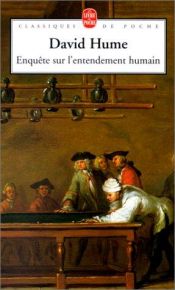 book cover of Enquête sur l'entendement humain by David Hume