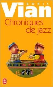 book cover of Chroniques de jazz by Boris Vian
