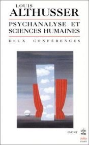 book cover of Psychanalyse et sciences humaines by Louis Althusser