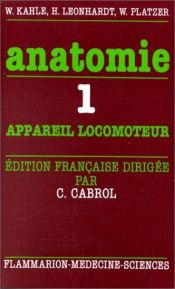 book cover of anatomie appareil locomoteur by W. Platzer