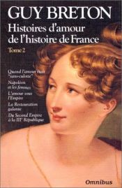 book cover of Histoires d' Amour De L'histoire De France by Guy Breton
