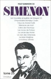 book cover of Tout Simenon, tome 25 (10 romans) by Georges Simenon