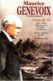 book cover of Ceux de 14 roman by Maurice Genevoix