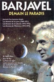 book cover of Demain le Paradis by René Barjavel