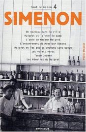 book cover of Tout Simenon, tome 4 by Georges Simenon