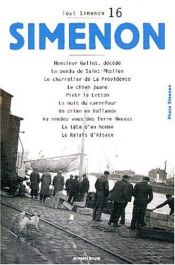 book cover of Tout Simenon centenaire, tome 16 by Жорж Сіменон