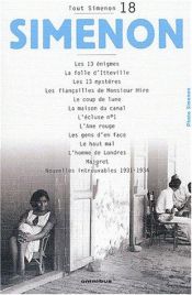 book cover of Tout Simenon centenaire, tome 18 by Georges Simenon