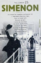 book cover of Tout Simenon, centenaire tome 25 by Georges Simenon