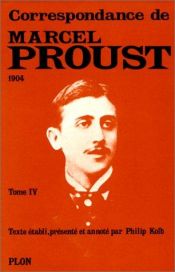 book cover of Correspondance, tome 4 by Marcel Proust