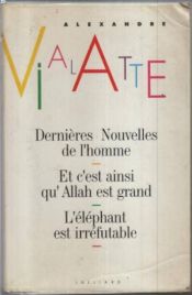 book cover of Dernières nouvelles de l'homme by Alexandre Vialatte