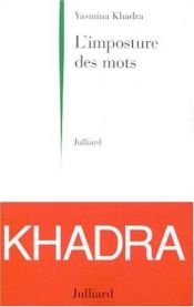 book cover of L'imposture des mots by Yasmina Khadra