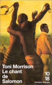 book cover of La chanson de salomon by Toni Morrison