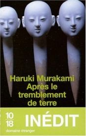 book cover of Après le tremblement de terre by Haruki Murakami
