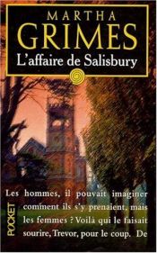 book cover of L'affaire de Salisbury by Martha Grimes