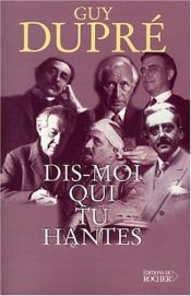 book cover of Dis-moi qui tu hantes by Guy Dupré