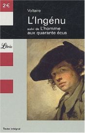 book cover of L'ingénu suivi de L'homme aux quarante écus by וולטר