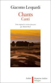 book cover of Chants : Edition bilingue français-italien by Giacomo Leopardi