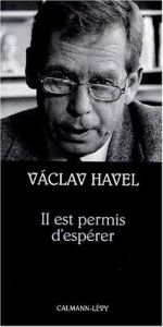 book cover of Il est permis d'esperer by Вацлав Хавел