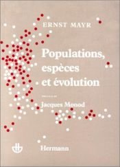 book cover of Populations, species and evolution by Ernst Mayr