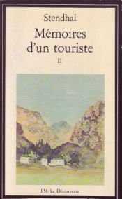 book cover of Mémoires d'un touriste, 2 volumes by استاندال