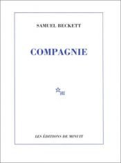 book cover of Compagnie by Samuel Beckett