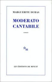 book cover of Moderato cantabile by Marguerite Duras