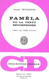 book cover of Paméla ou la vertu récompensée by Samuel Richardson