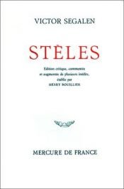 book cover of Stèles = [Gu jin bei lu] by Victor Segalen