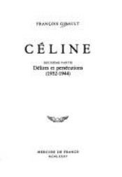 book cover of Céline by François Gibault