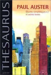book cover of Oeuvres romanesques et Autres textes, tome 2 by Paul Auster