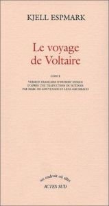book cover of Le Voyage de Voltaire by Kjell Espmark