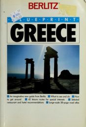 book cover of Berlitz Blueprint Greece by Jack Altman