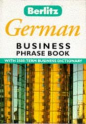 book cover of Berlitz German Business Phrase Book by Berlitz