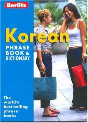 book cover of Berlitz Korean Phrase Book by Berlitz