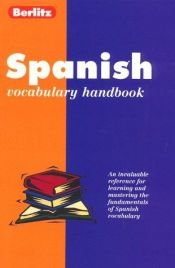 book cover of Berlitz Spanish Vocabulary Handbook by Berlitz