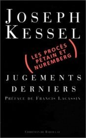 book cover of Jugements derniers by Joseph Kessel