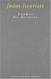 book cover of Judas Iscariote by Thomas De Quincey