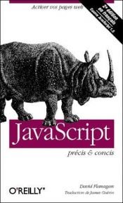 book cover of JavaScript précis et concis by David Flanagan