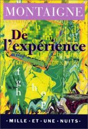 book cover of A tapasztalásról by Michel de Montaigne