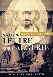 book cover of Seconde lettre sur l'Algérie by Alexis de Tocqueville