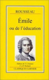 book cover of Emile, ou, De l'éducation by Jean-Jacques Rousseau