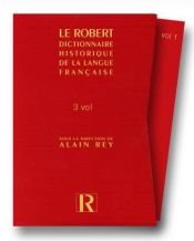 book cover of Dictionnaire historique de la langue française F-PR by Collectif