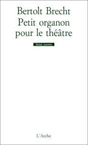 book cover of Kleines Organon für das Theater by Bertolt Brecht