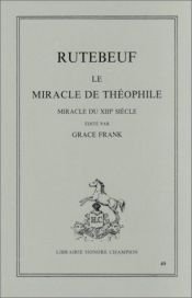 book cover of Le miracle de Théophile by Rutebeuf