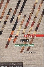 book cover of Teoria del restauro by Cesare Brandi