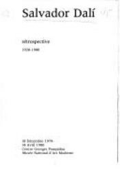 book cover of Dali retrospect 1920-80 by Salvador Dali